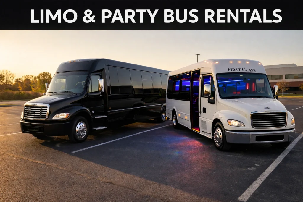 What's Included in Our Limo Bus Rental